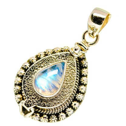 Rainbow Moonstone Pendants handcrafted by Ana Silver Co - PD760668