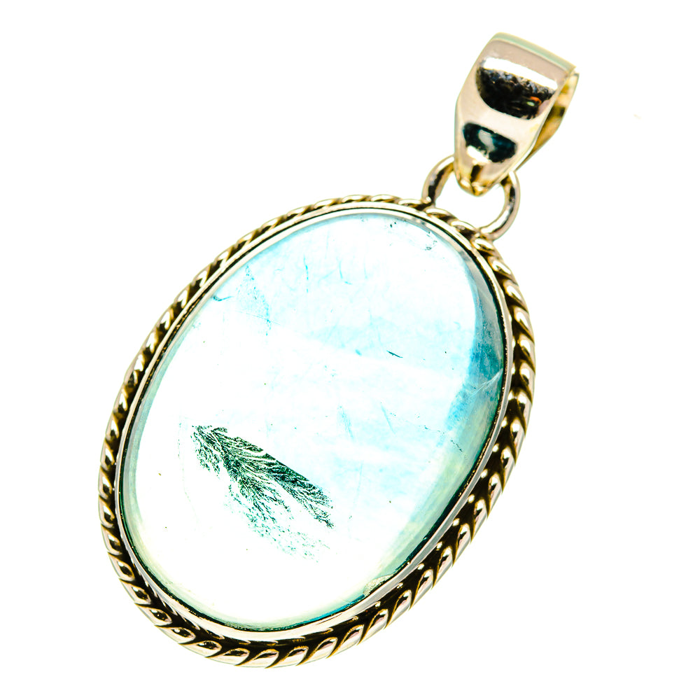 Aquamarine Pendants handcrafted by Ana Silver Co - PD760670