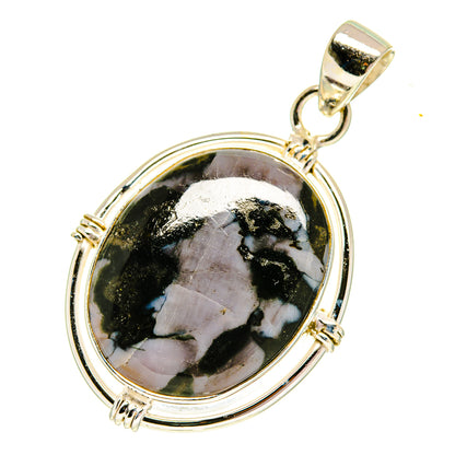 Gabbro Stone Pendants handcrafted by Ana Silver Co - PD760672