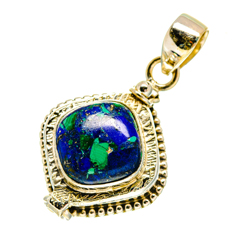 Azurite Pendants handcrafted by Ana Silver Co - PD760674