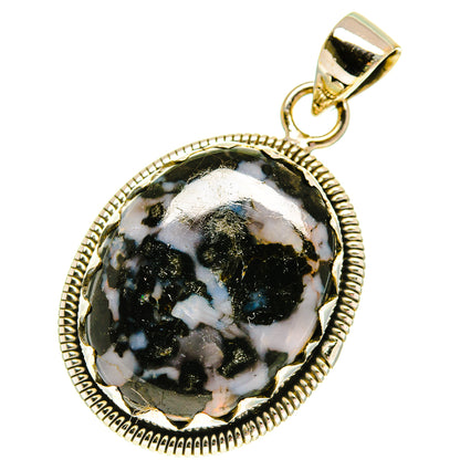 Gabbro Stone Pendants handcrafted by Ana Silver Co - PD760699