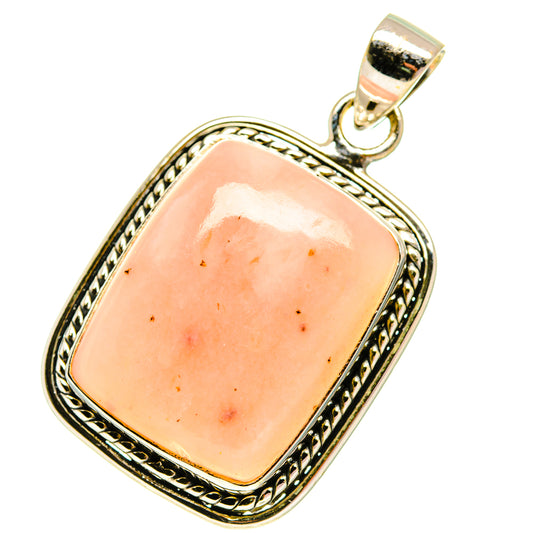 Pink Opal Pendants handcrafted by Ana Silver Co - PD760708