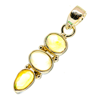 Ethiopian Opal Pendants handcrafted by Ana Silver Co - PD760715
