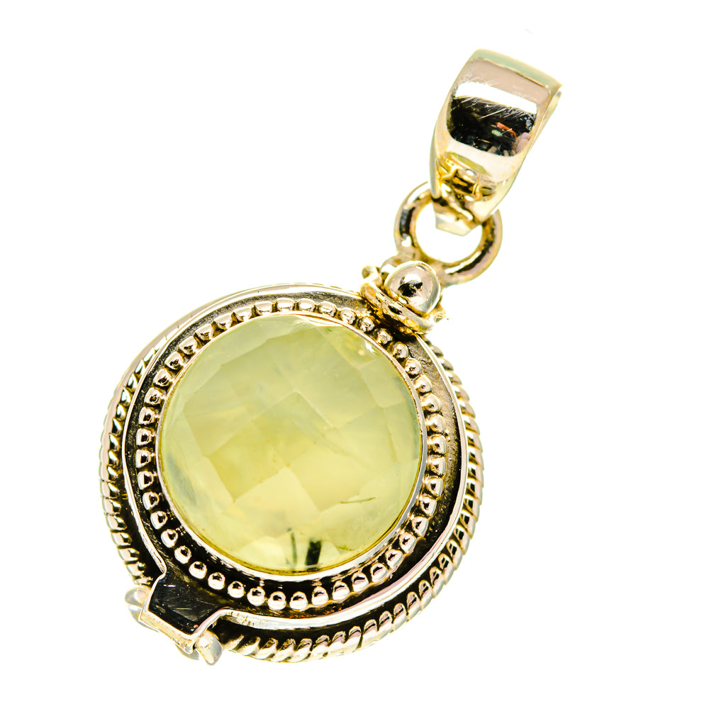 Prehnite Pendants handcrafted by Ana Silver Co - PD760719