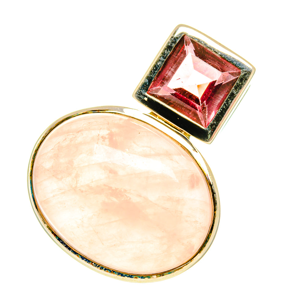 Rose Quartz Pendants handcrafted by Ana Silver Co - PD760724
