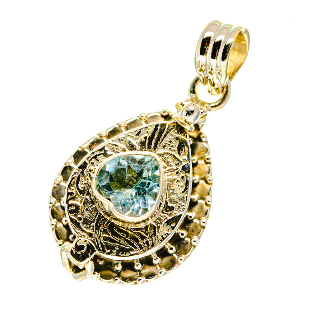 Blue Topaz Pendants handcrafted by Ana Silver Co - PD760727