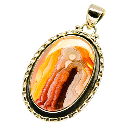 Crazy Lace Agate Pendants handcrafted by Ana Silver Co - PD760729