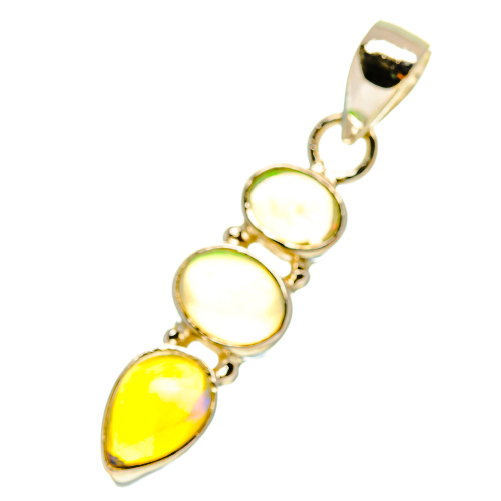 Ethiopian Opal Pendants handcrafted by Ana Silver Co - PD760737