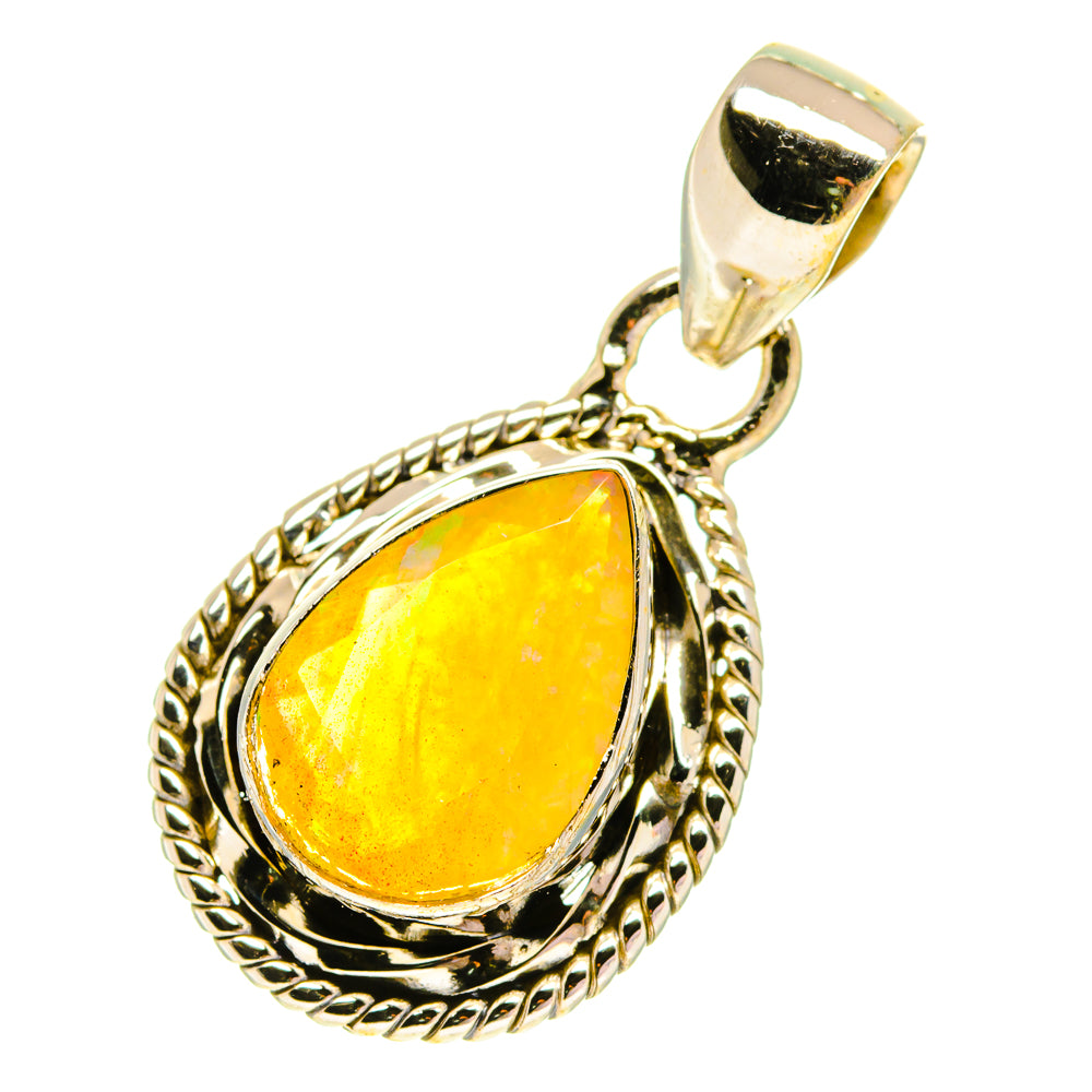 Ethiopian Opal Pendants handcrafted by Ana Silver Co - PD760744