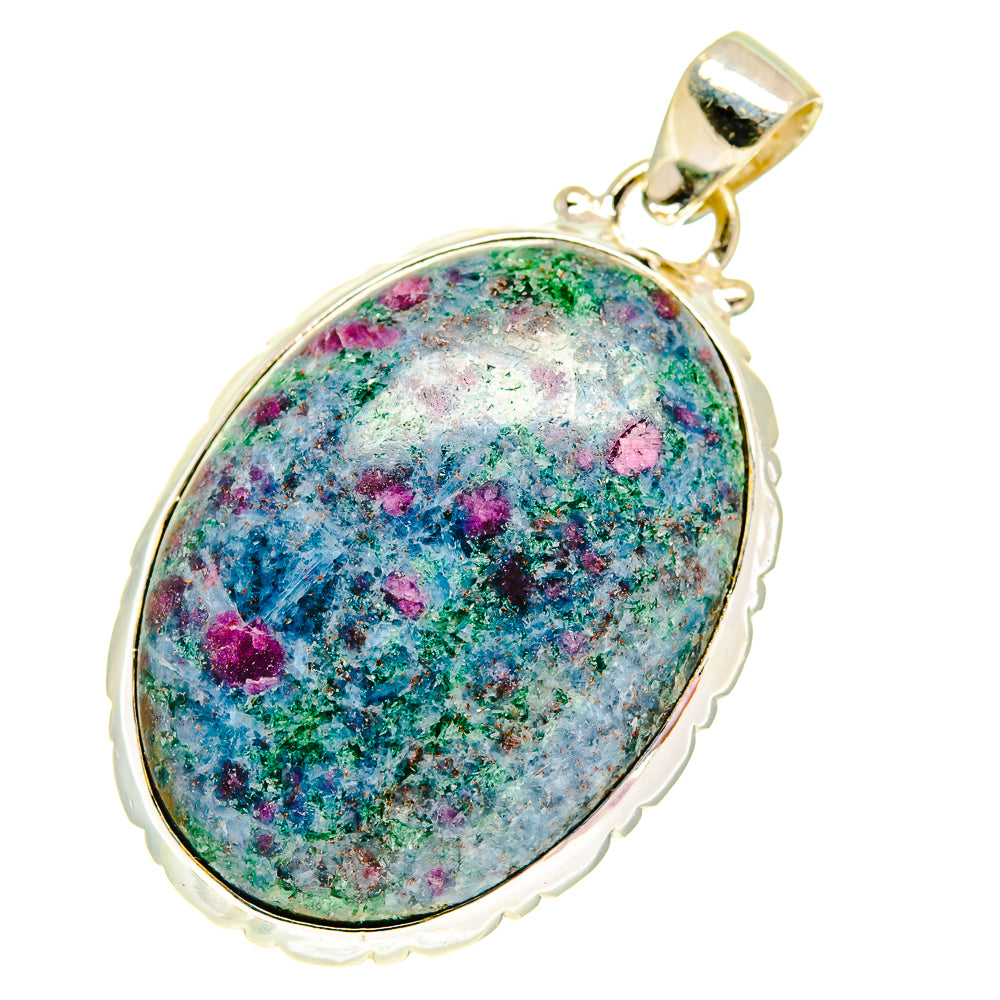 Ruby Fuchsite Pendants handcrafted by Ana Silver Co - PD760757