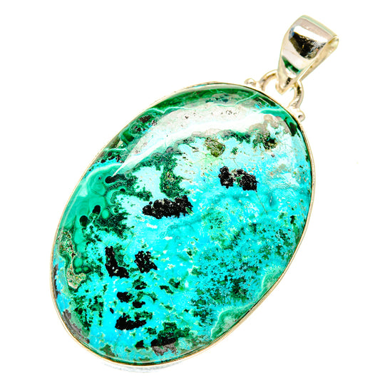 Chrysocolla Pendants handcrafted by Ana Silver Co - PD760761