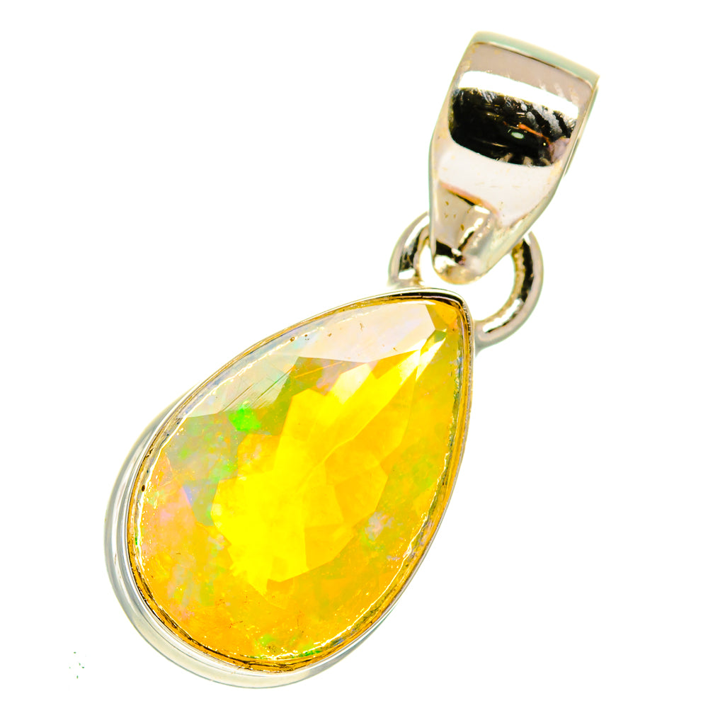 Ethiopian Opal Pendants handcrafted by Ana Silver Co - PD760773