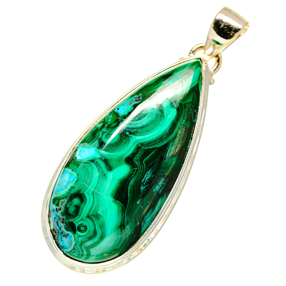 Malachite Pendants handcrafted by Ana Silver Co - PD760777