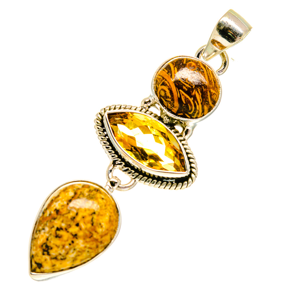 Picture Jasper Pendants handcrafted by Ana Silver Co - PD760781
