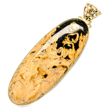 Peanut Wood Jasper Pendants handcrafted by Ana Silver Co - PD760793