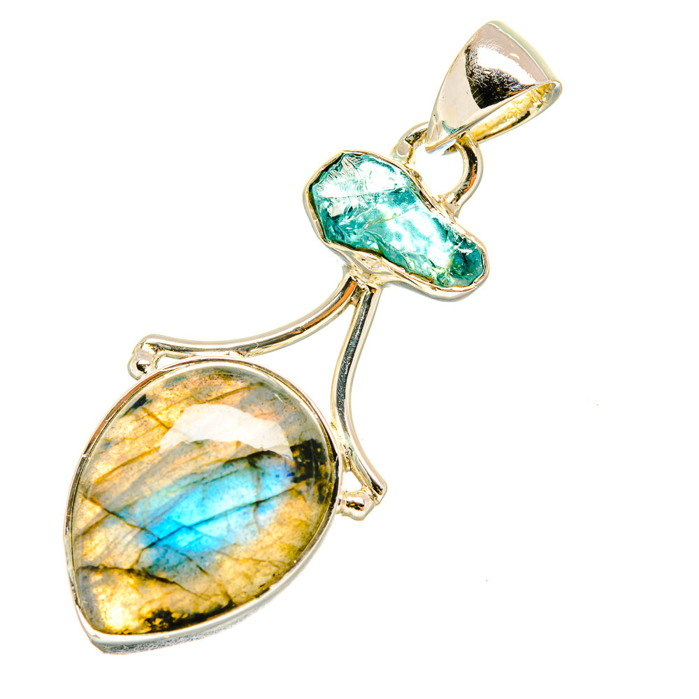 Labradorite Pendants handcrafted by Ana Silver Co - PD7608
