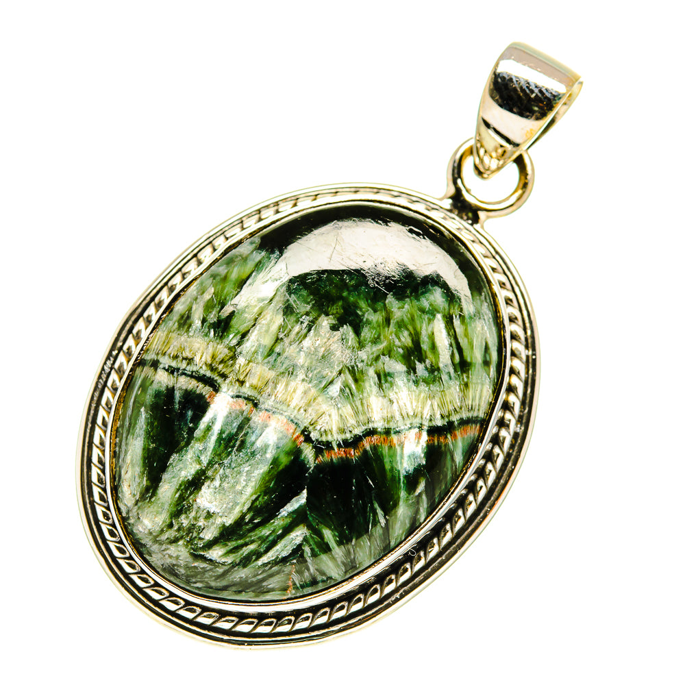 Seraphinite Pendants handcrafted by Ana Silver Co - PD760804