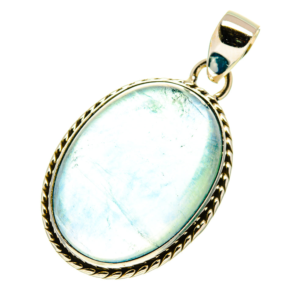 Blue Fluorite Pendants handcrafted by Ana Silver Co - PD760807