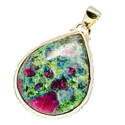 Ruby Fuchsite Pendants handcrafted by Ana Silver Co - PD760822