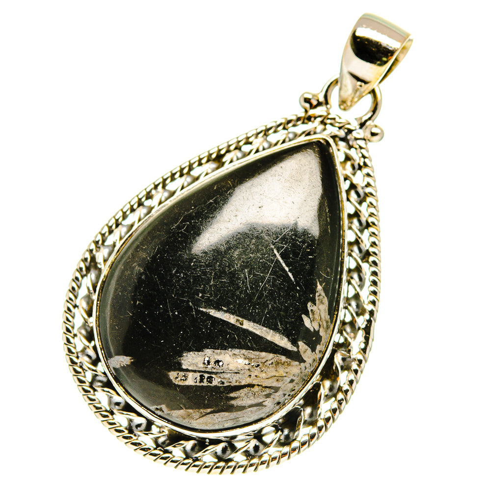 Chrysanthemum Stone Pendants handcrafted by Ana Silver Co - PD760838