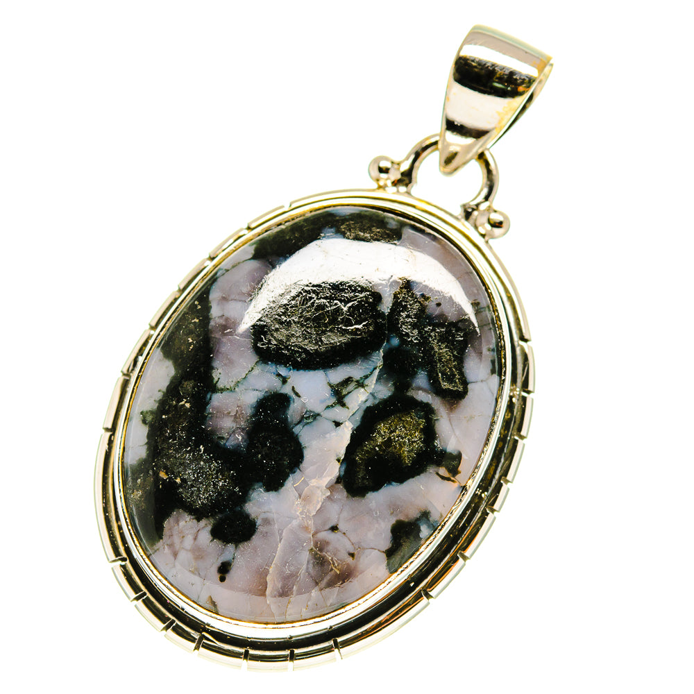 Gabbro Stone Pendants handcrafted by Ana Silver Co - PD760841