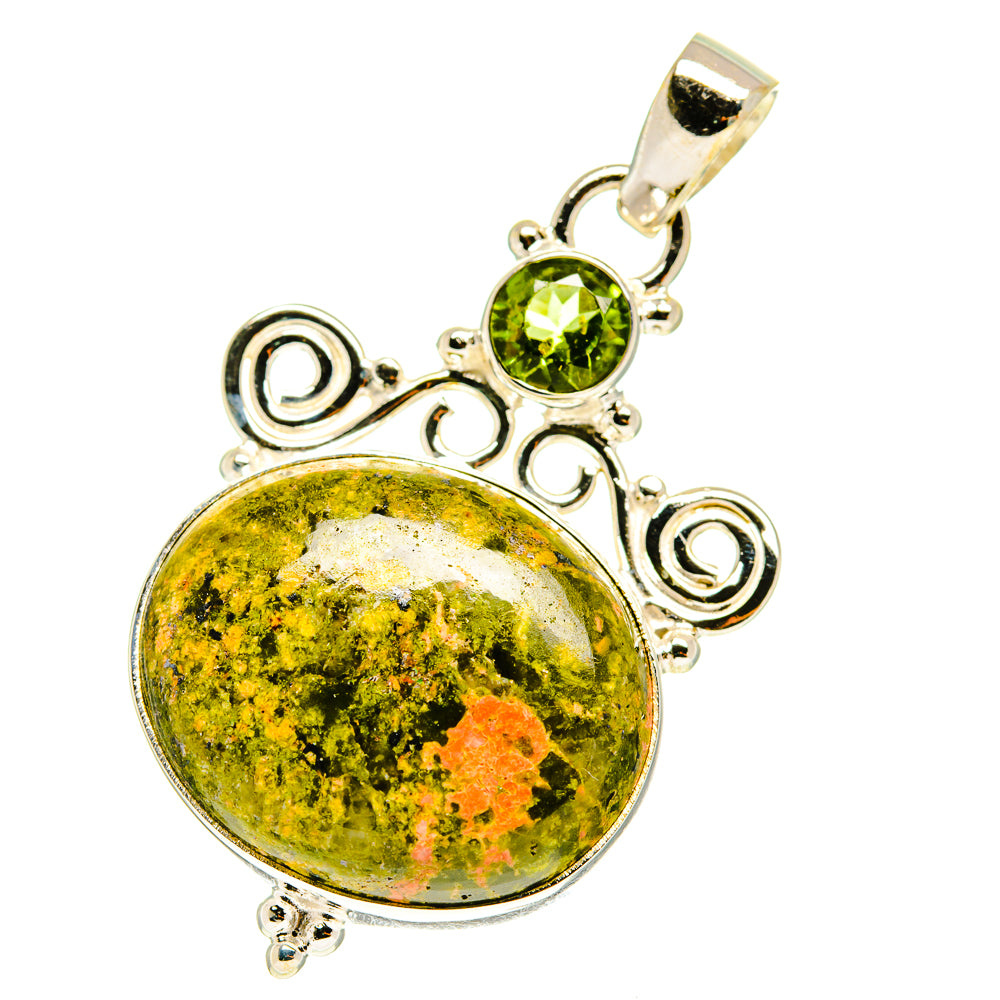 Unakite Pendants handcrafted by Ana Silver Co - PD760848