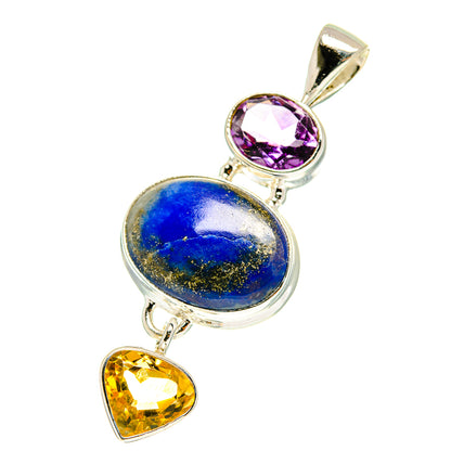 Lapis Lazuli Pendants handcrafted by Ana Silver Co - PD760866