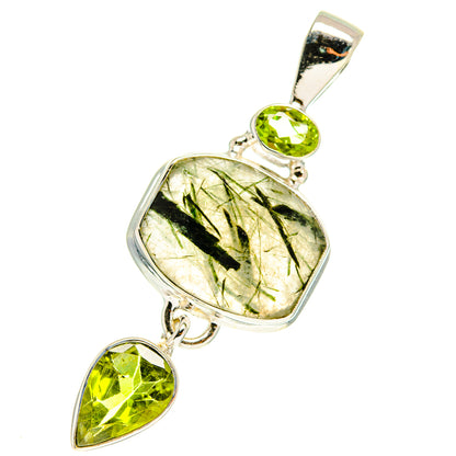 Tourmalinated Quartz Pendants handcrafted by Ana Silver Co - PD760890