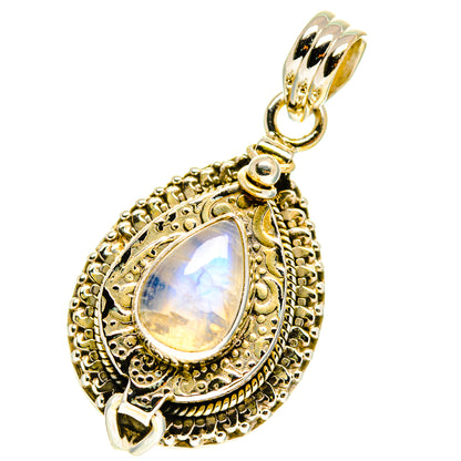 Rainbow Moonstone Pendants handcrafted by Ana Silver Co - PD760906