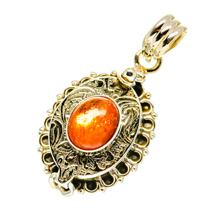 Sunstone Pendants handcrafted by Ana Silver Co - PD760907