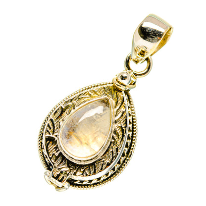 Rainbow Moonstone Pendants handcrafted by Ana Silver Co - PD760908