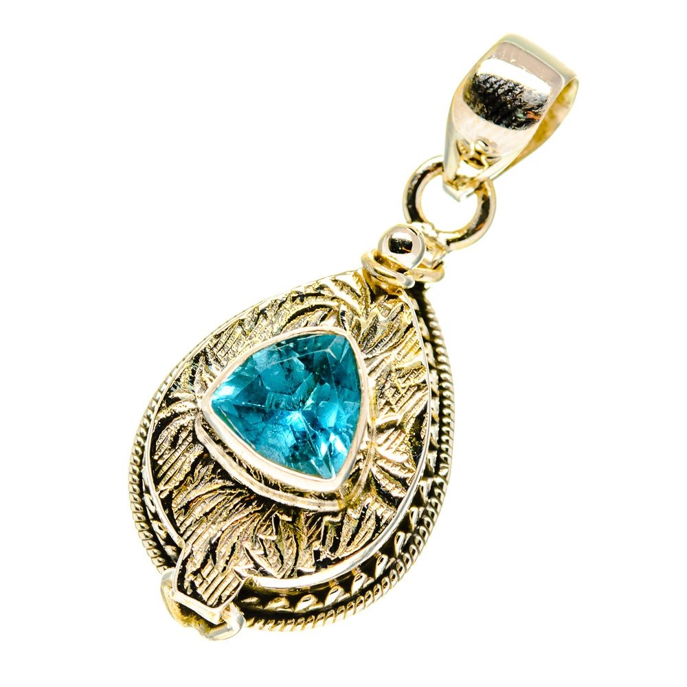Blue Topaz Pendants handcrafted by Ana Silver Co - PD760911