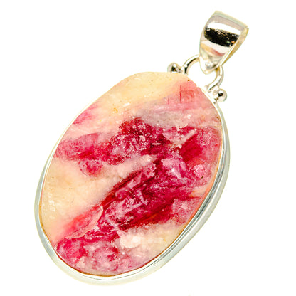 Pink Tourmaline In Quartz Pendants handcrafted by Ana Silver Co - PD760921