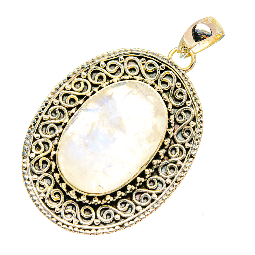 Rainbow Moonstone Pendants handcrafted by Ana Silver Co - PD7618