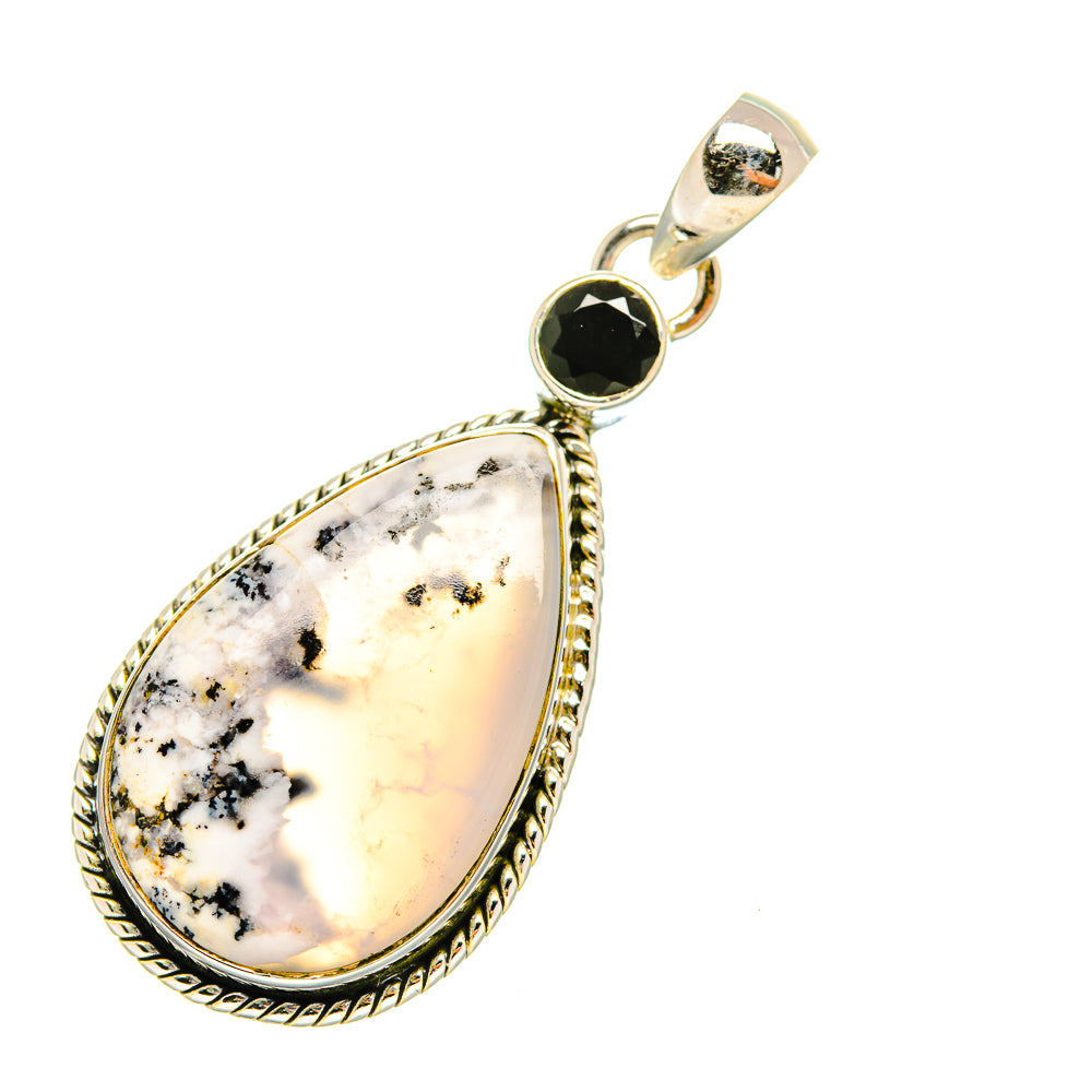 Dendritic Opal Pendants handcrafted by Ana Silver Co - PD7626