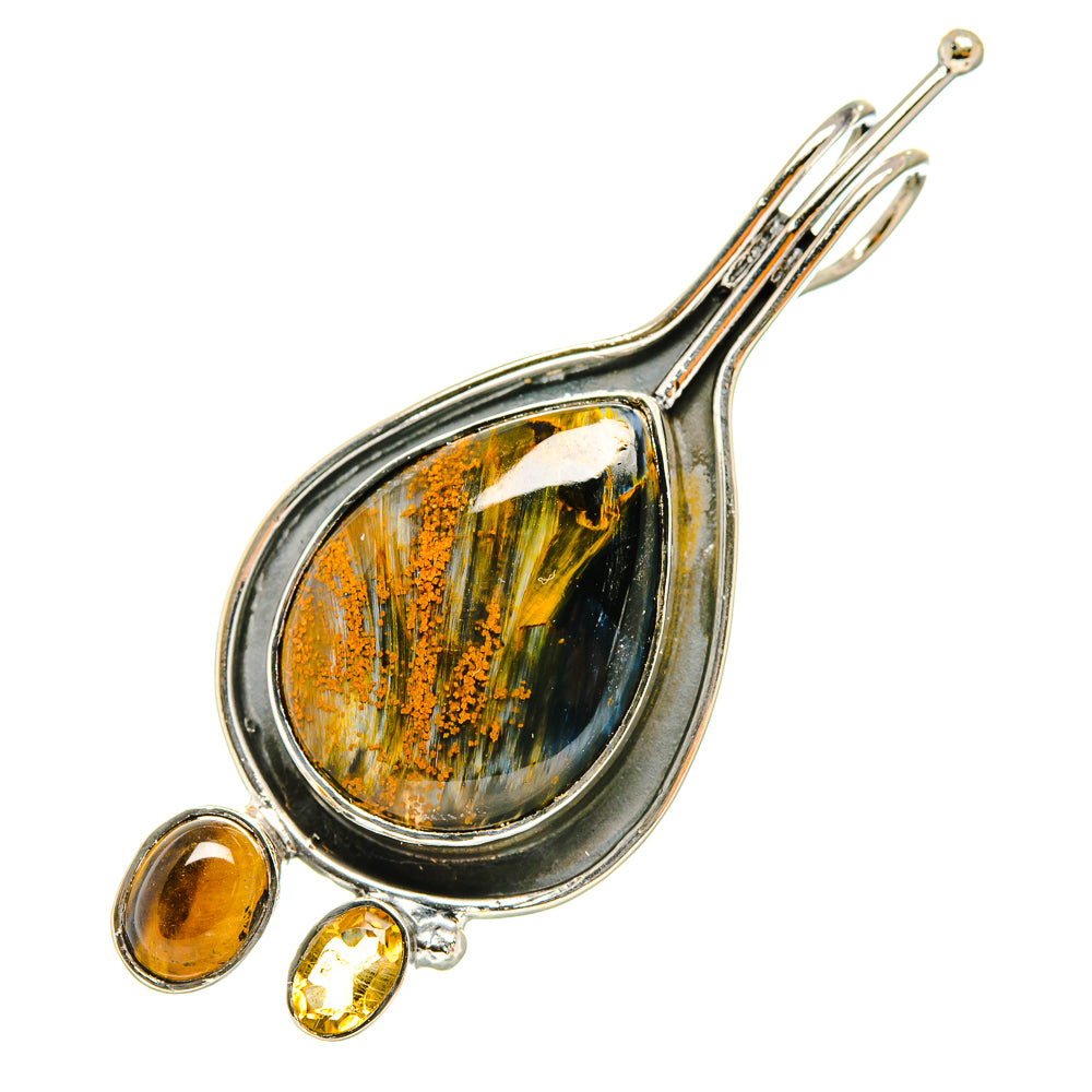 Pietersite Pendants handcrafted by Ana Silver Co - PD7635