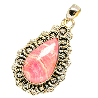 Rhodochrosite Pendants handcrafted by Ana Silver Co - PD7642
