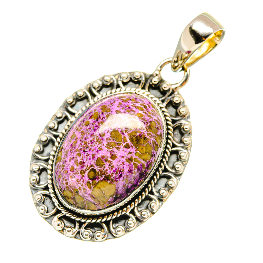 Stichtite Pendants handcrafted by Ana Silver Co - PD7654