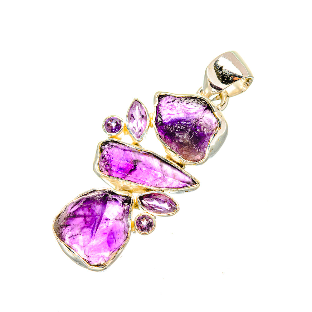 Amethyst Pendants handcrafted by Ana Silver Co - PD7659