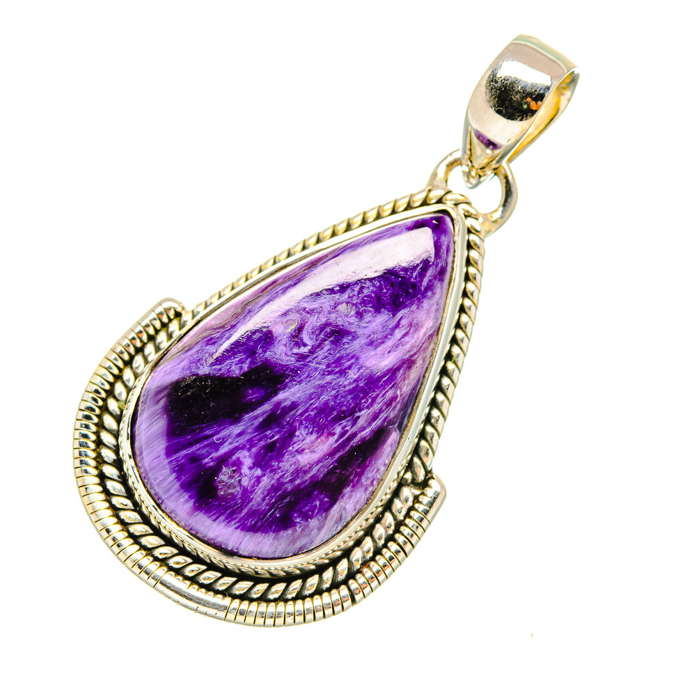 Charoite Pendants handcrafted by Ana Silver Co - PD7664