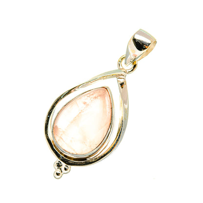 Rose Quartz Pendants handcrafted by Ana Silver Co - PD7681