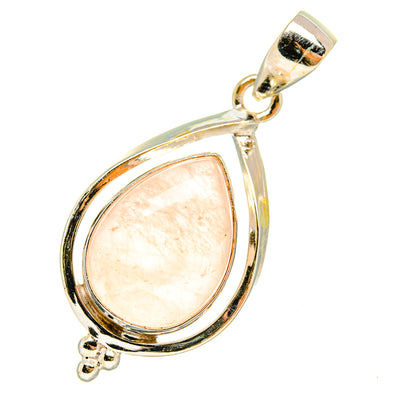 Rose Quartz Pendants handcrafted by Ana Silver Co - PD7686
