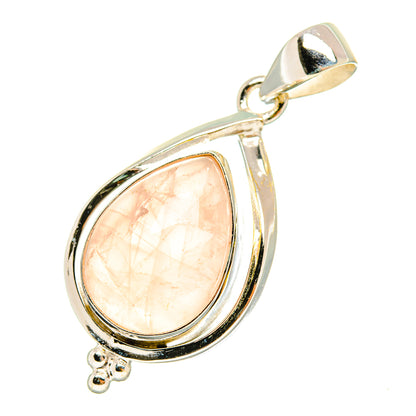 Rose Quartz Pendants handcrafted by Ana Silver Co - PD7688