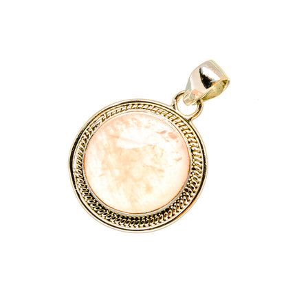 Rose Quartz Pendants handcrafted by Ana Silver Co - PD7689