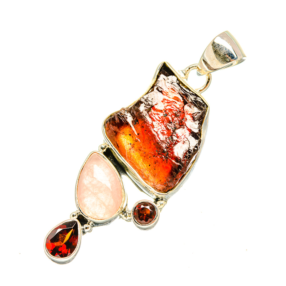 Garnet Pendants handcrafted by Ana Silver Co - PD7692
