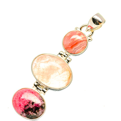 Rhodonite Pendants handcrafted by Ana Silver Co - PD7694