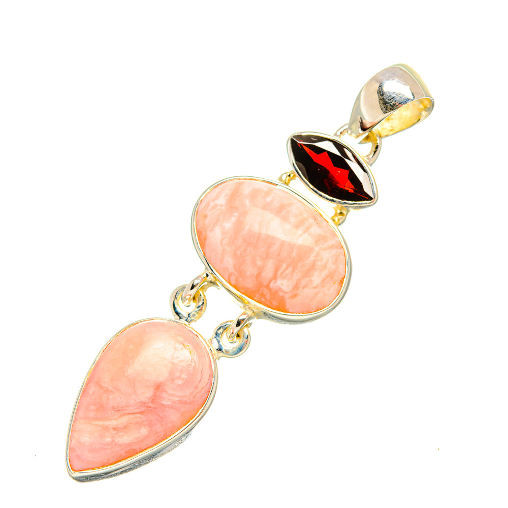 Rhodochrosite Pendants handcrafted by Ana Silver Co - PD7696