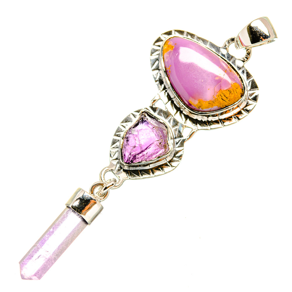 Phosphosiderite Pendants handcrafted by Ana Silver Co - PD7700