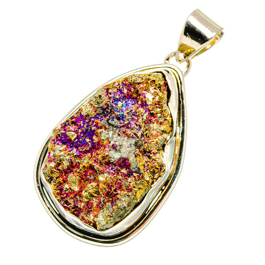 Titanium Druzy Pendants handcrafted by Ana Silver Co - PD7704
