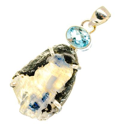 Rainbow Moonstone Pendants handcrafted by Ana Silver Co - PD7710